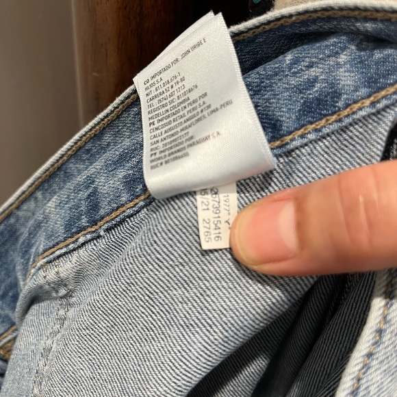 American Eagle Cargo Denim Jogger Sz. 10 - Picture 6 of 9